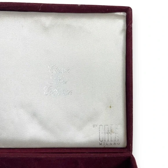 Vintage Set of 6 CREA Garanzia 4" Silver Plated Coasters with Box - Picture 7 of 9